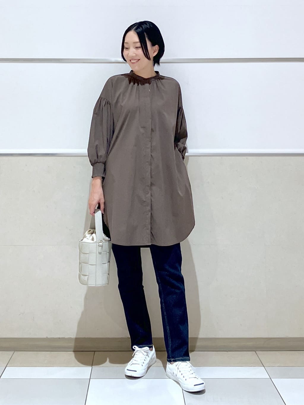 eriko さんの「Dessin｜【2WAY】メッシュバケツBAG」を使ったコーディネート