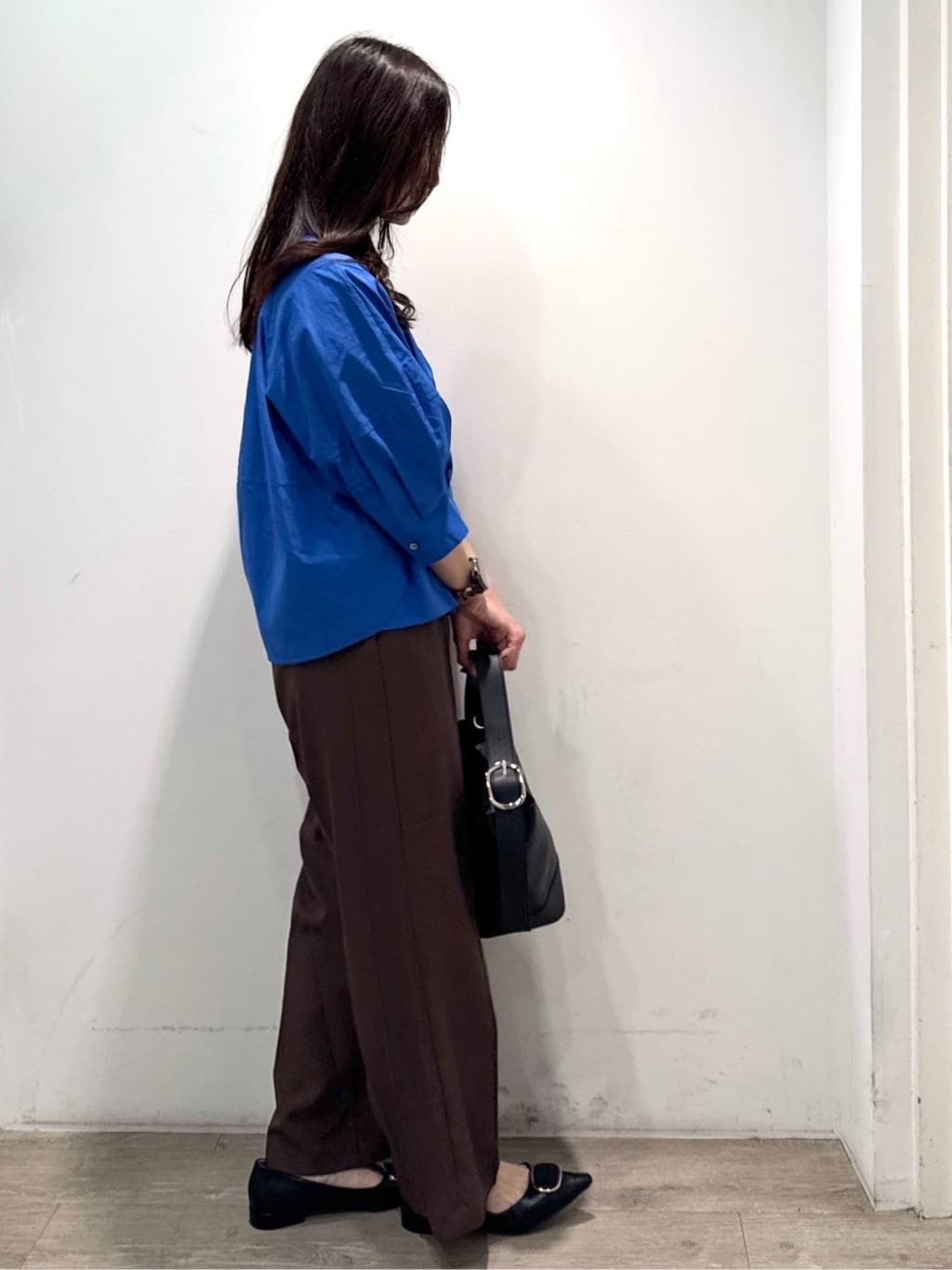 yuicciさんの「OPAQUE.CLIP｜切替フォルムシャツ【洗濯機洗い可】」を使ったコーディネート