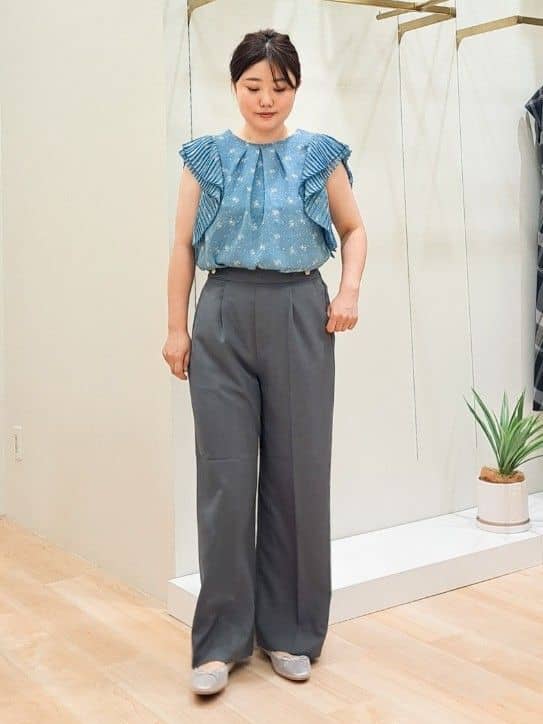 ふるさんの「grove｜最終お値下げ！！【人間工学】つつまれフィットバレエシューズ （抗菌防臭加工裏地使用）」を使ったコーディネート