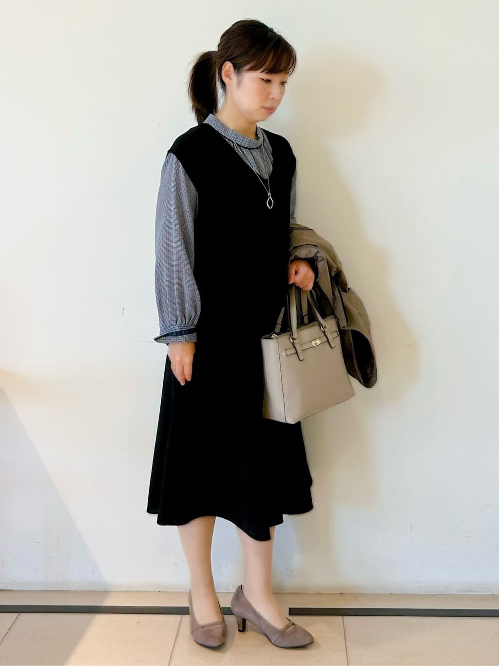 ひーさんの「Reflect｜【ライトアウター／キレイ見え／気軽な羽織に◎】スポーティライトアウター」を使ったコーディネート
