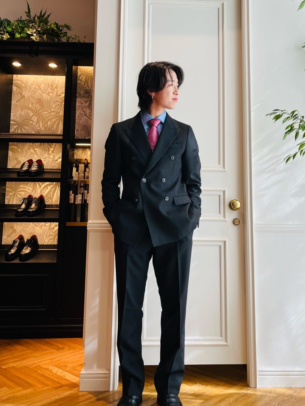 kaminaga さんの「DRESSTERIOR｜100／2 ワイドカラーシャツ」を使ったコーディネート