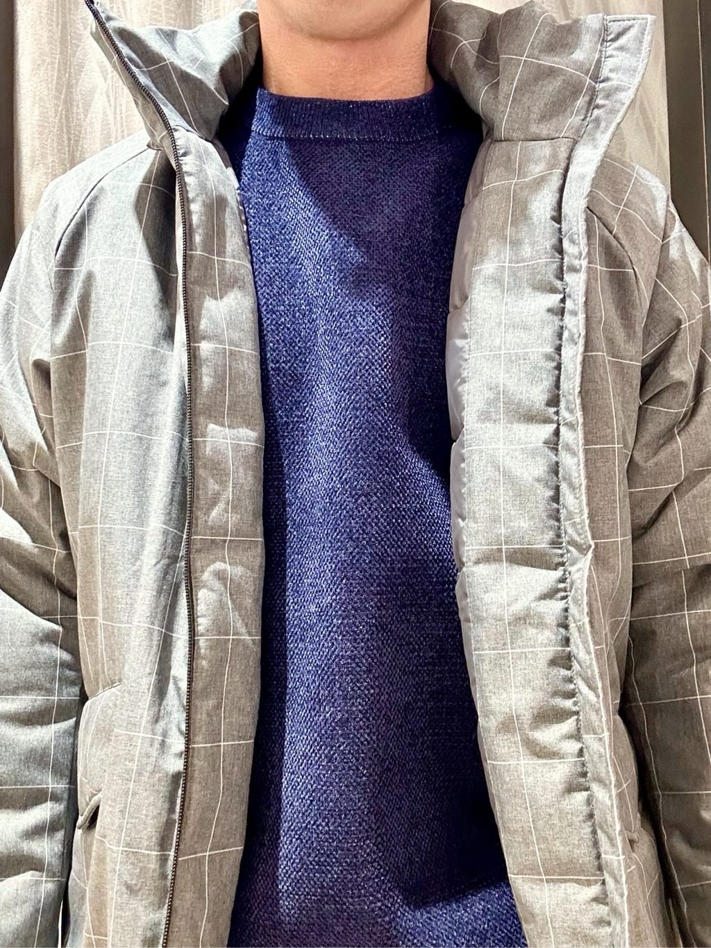 KENJI Iさんの「THE SHOP TK｜【軽くて、暖かい】SORONA／ソロナ 中綿ブルゾン 防風/軽量/洗濯機OK/フード脱着可」を使ったコーディネート