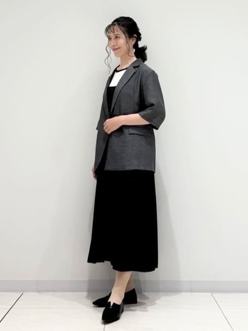 kayoさんの「INDIVI｜ライトダブルジャケット」を使ったコーディネート