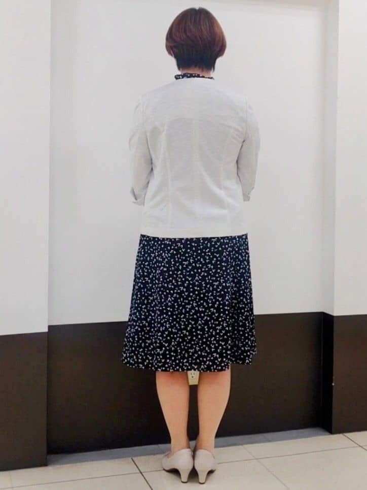 じゅりさんの「Reflect｜◆【SS-4Lサイズ／洗える】匠ジャケット／ノーカラー」を使ったコーディネート