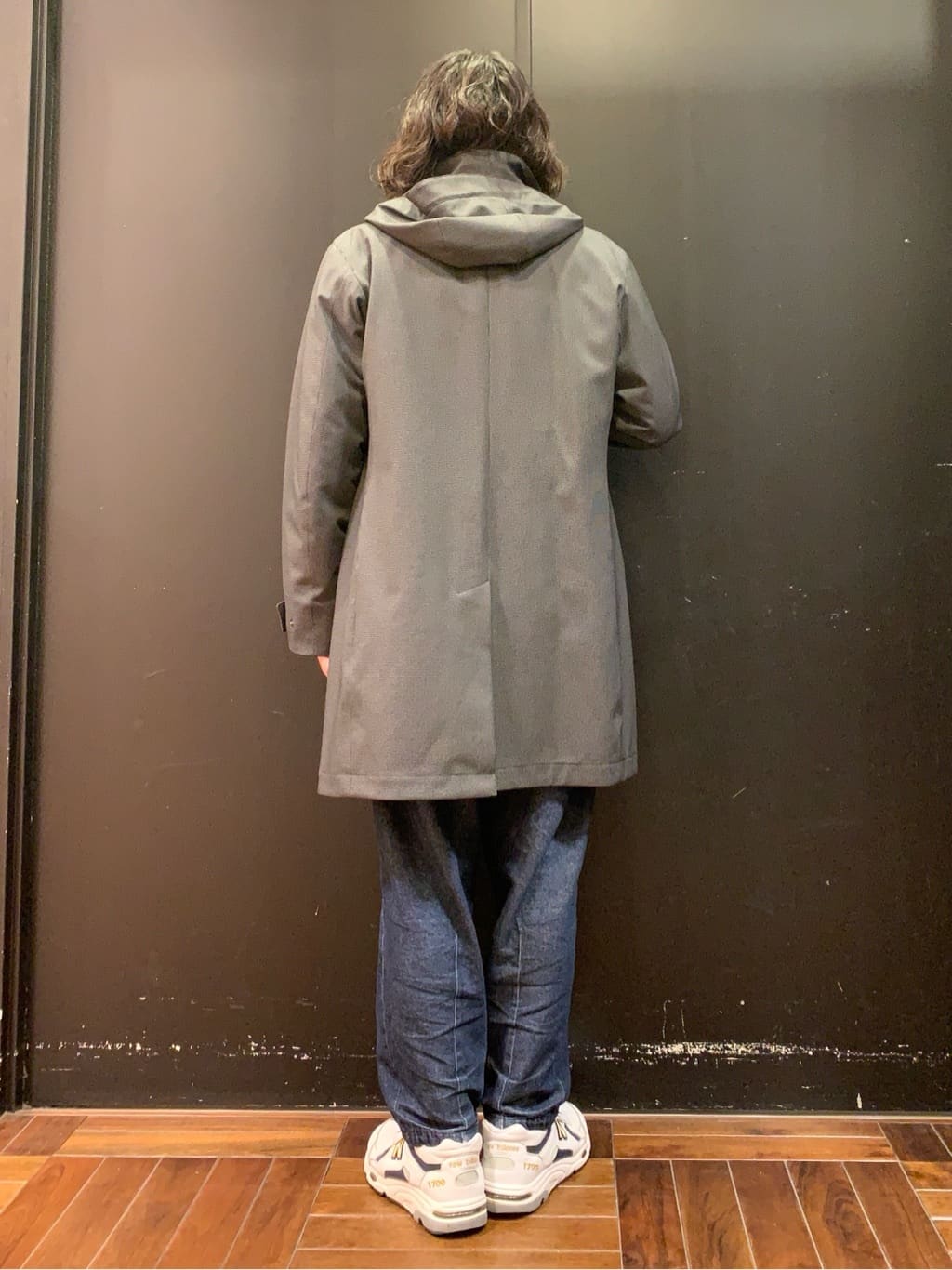 木村剛さんの「TAKEO KIKUCHI｜【3WAY】ハウンズトゥース ダウンライナー コート」を使ったコーディネート