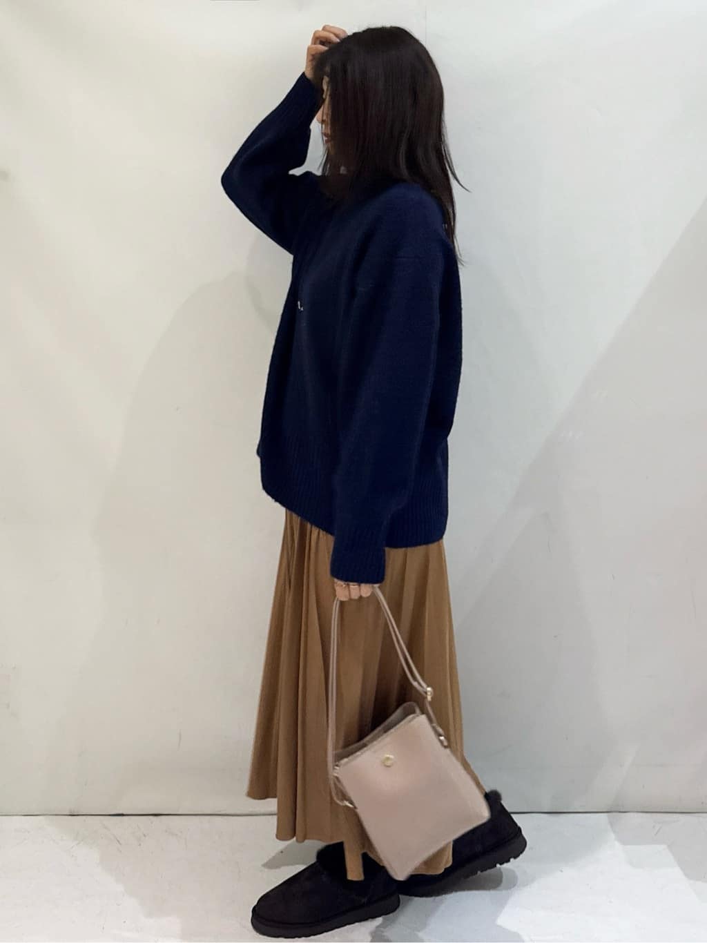 nakkoさんの「OPAQUE.CLIP｜ふわふわハイネックニット【洗濯機OK】」を使ったコーディネート