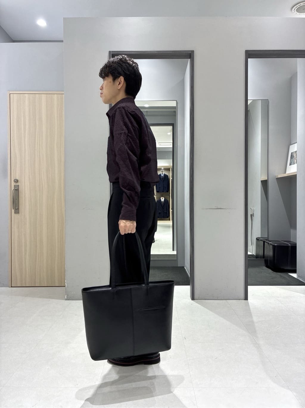 わいずみさんの「TAKEO KIKUCHI｜【Made in JAPAN】播州織 ドビー千鳥シャツ」を使ったコーディネート