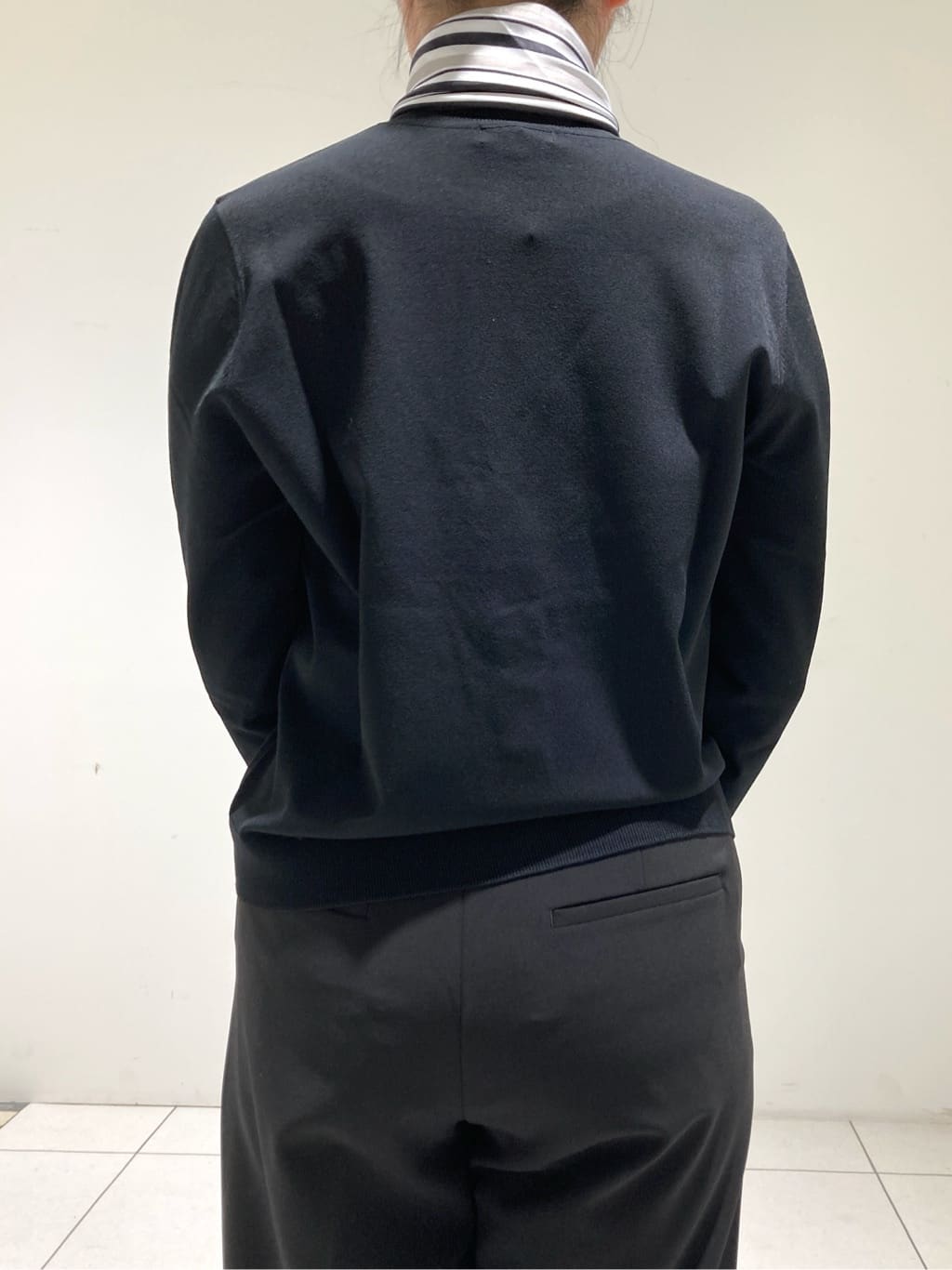 momokoさんの「INDIVI｜【洗える／UVケア／スーツ】ストレッチワイドパンツ」を使ったコーディネート