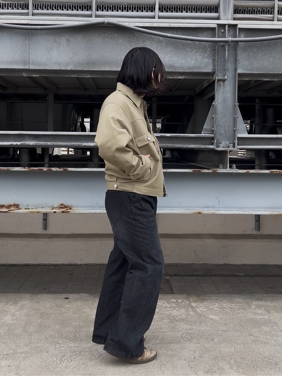 taigaさんの「tk.TAKEO KIKUCHI｜ワイドストレートレッグデニム」を使ったコーディネート