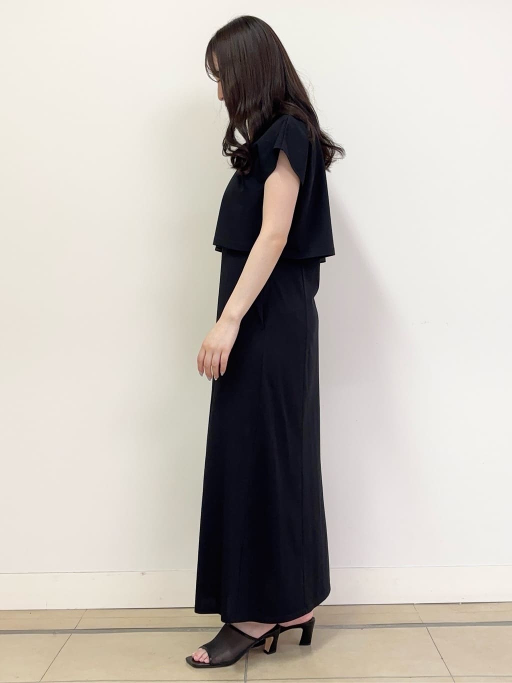 あやかさんの「UNTITLED｜メタリックメッシュトート」を使ったコーディネート