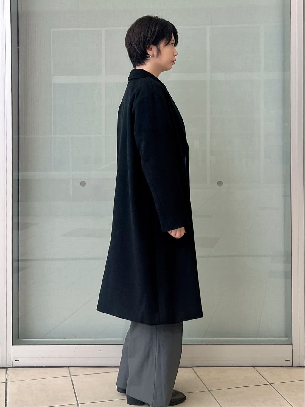 yo-koさんの「OPAQUE.CLIP｜カシミヤブレンドウールチェスターコート」を使ったコーディネート