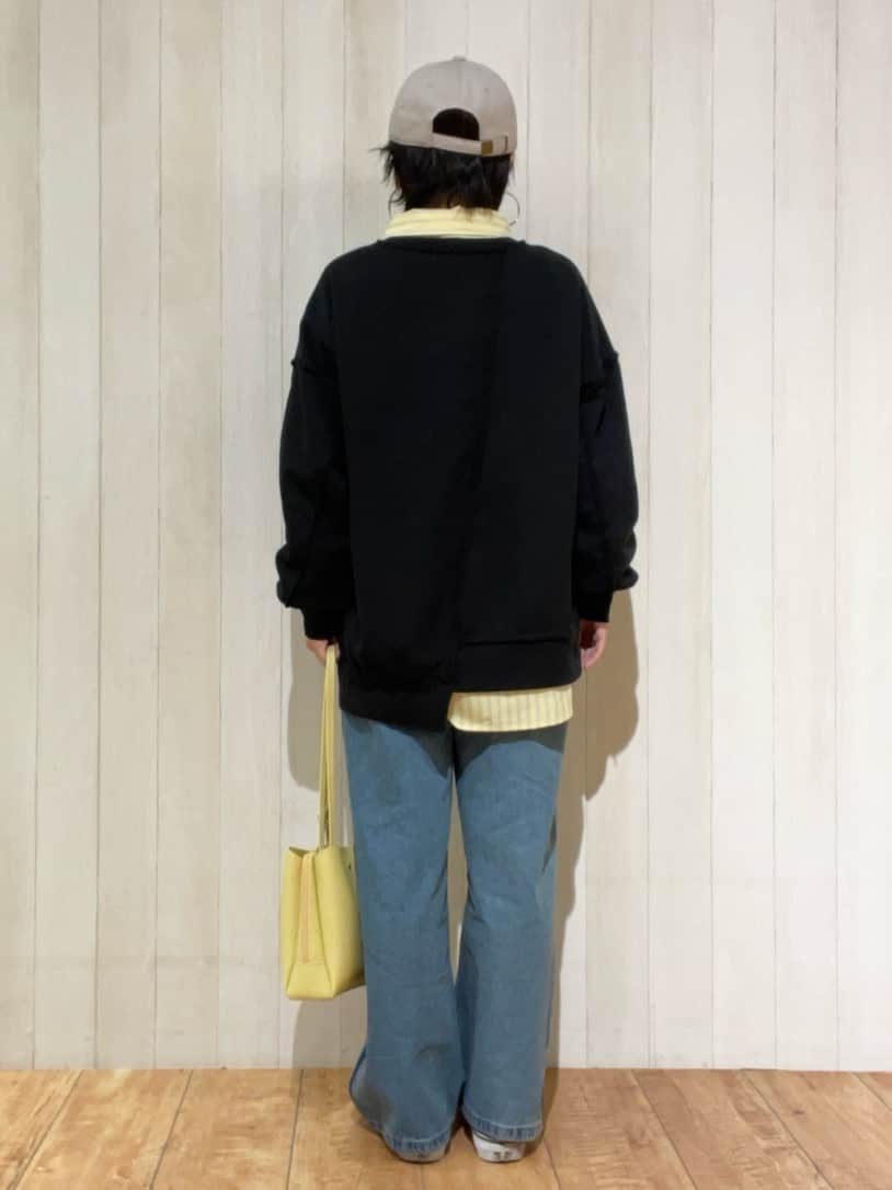 豆さんの「SHOO･LA･RUE｜◆【洗える/S-LL】いろいろ ストライプシャツ」を使ったコーディネート