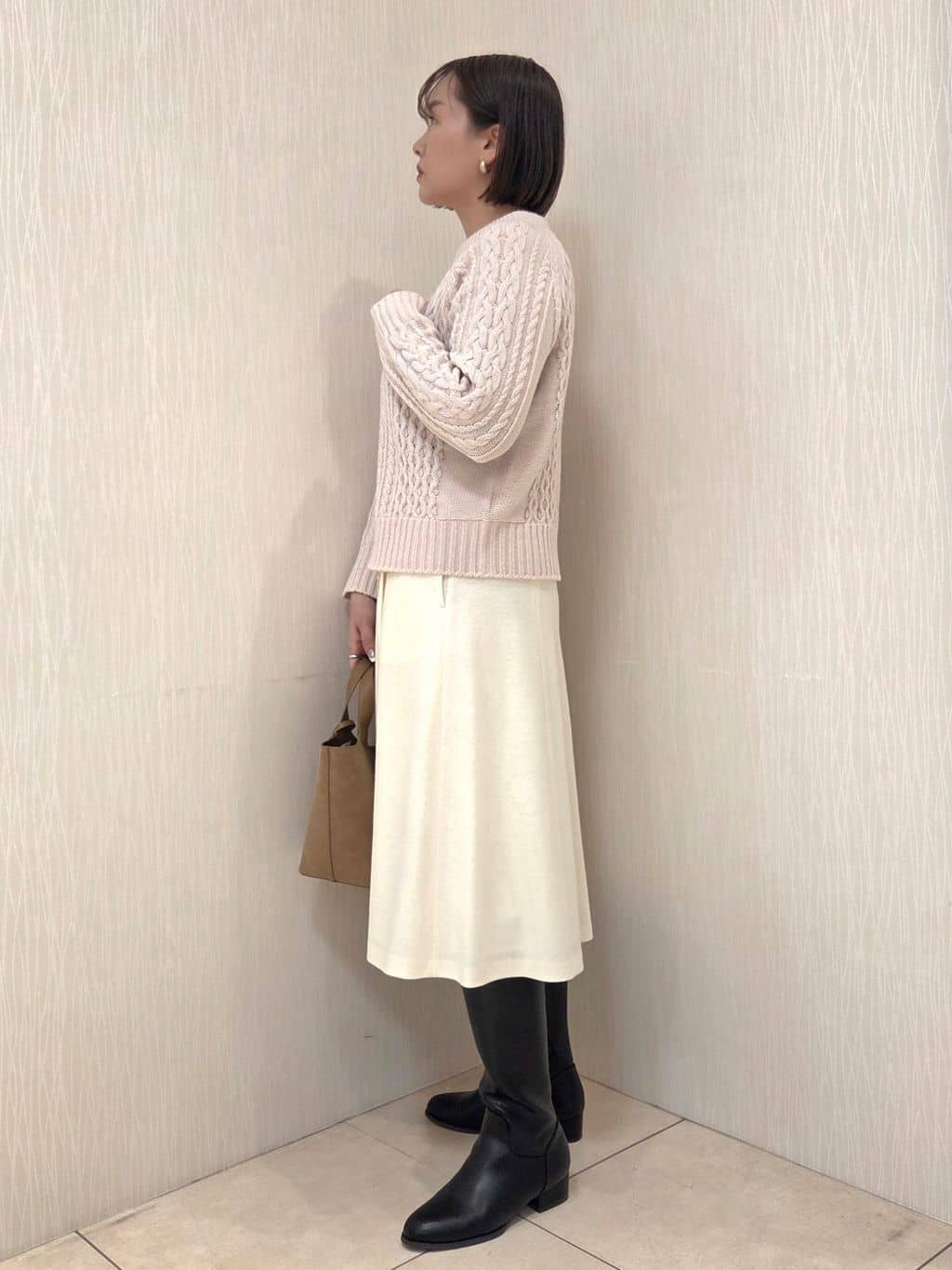 naokoさんの「UNTITLED｜【着回しが効く／オンオフアウター】ウールショートコート」を使ったコーディネート
