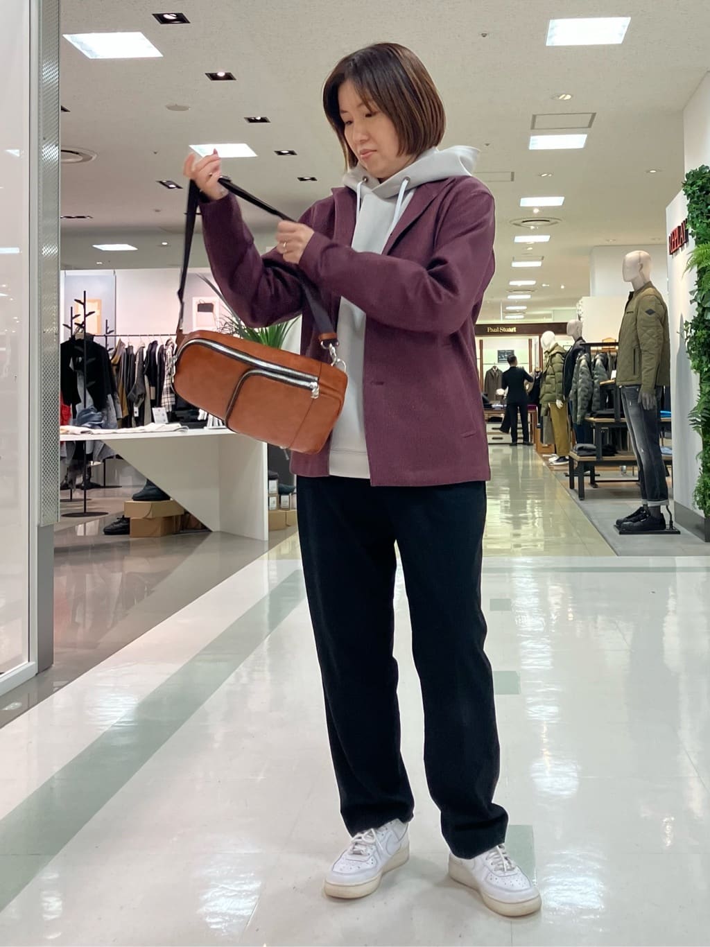 みかさんの「TAKEO KIKUCHI｜【DOWN FABRIC】ダウンファブリック スタンドカラーブルゾン」を使ったコーディネート