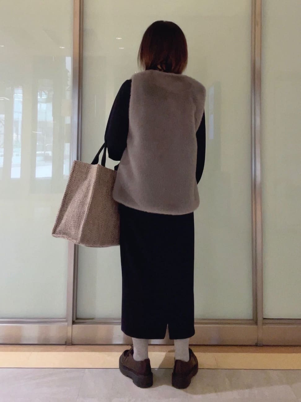 mayutaさんの「INDIVI｜【SETUP可能／袖コンシャス】ダンボールジャージトップス」を使ったコーディネート