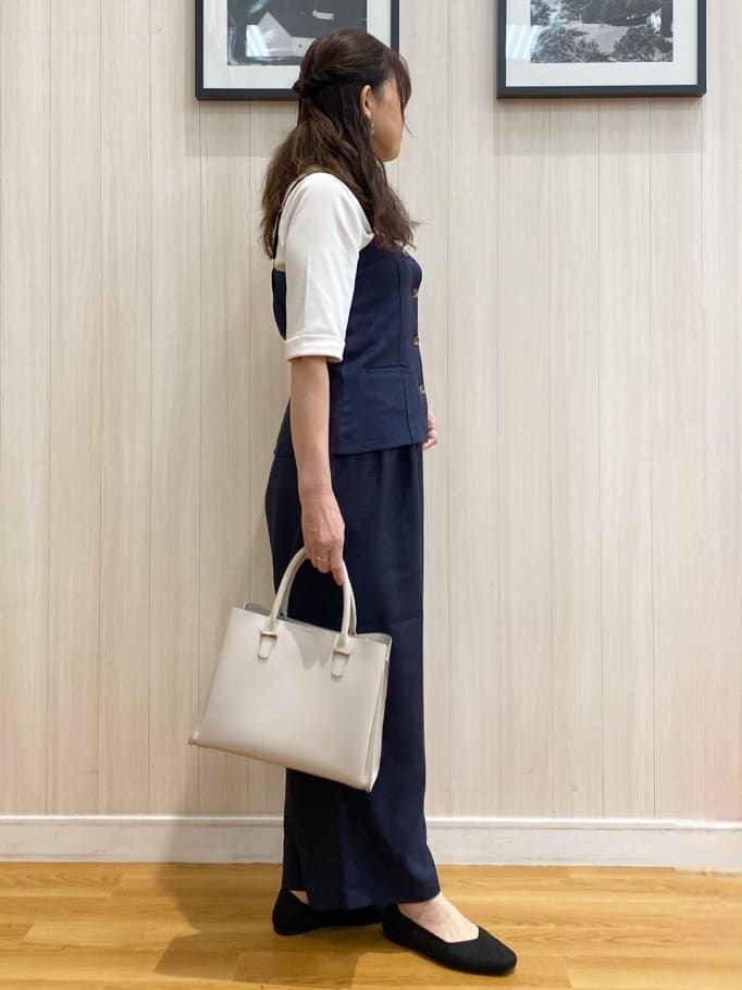 natsuさんの「SHOO･LA･RUE｜◆【高レビュー】洗えてサラサラ ニットパンプス」を使ったコーディネート