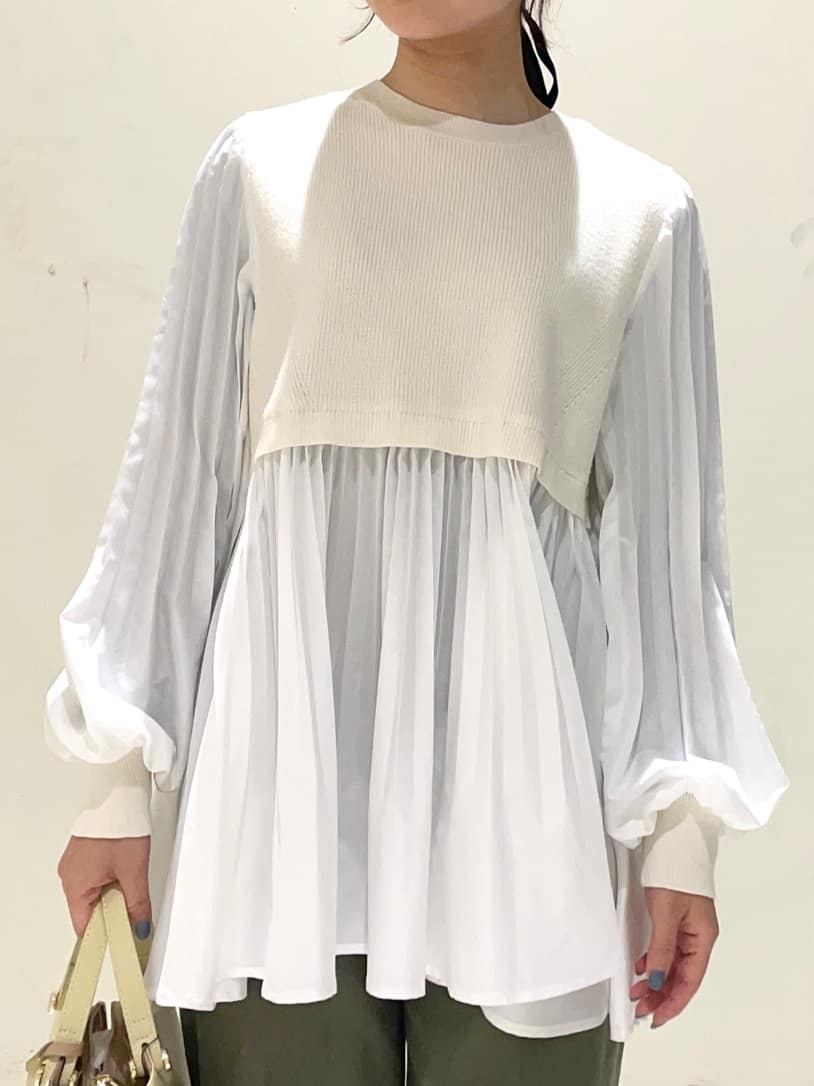 きみさんの「OPAQUE.CLIP｜ストレッチベイカーパンツ／オーガニックコットン混【洗濯機洗い可／ストレッチ】」を使ったコーディネート