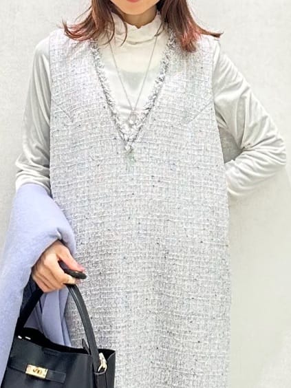 Miwaさんの「UNTITLED｜【洗えるスーツ／ストレッチ】ウール混ジャージ テーラードジャケット」を使ったコーディネート