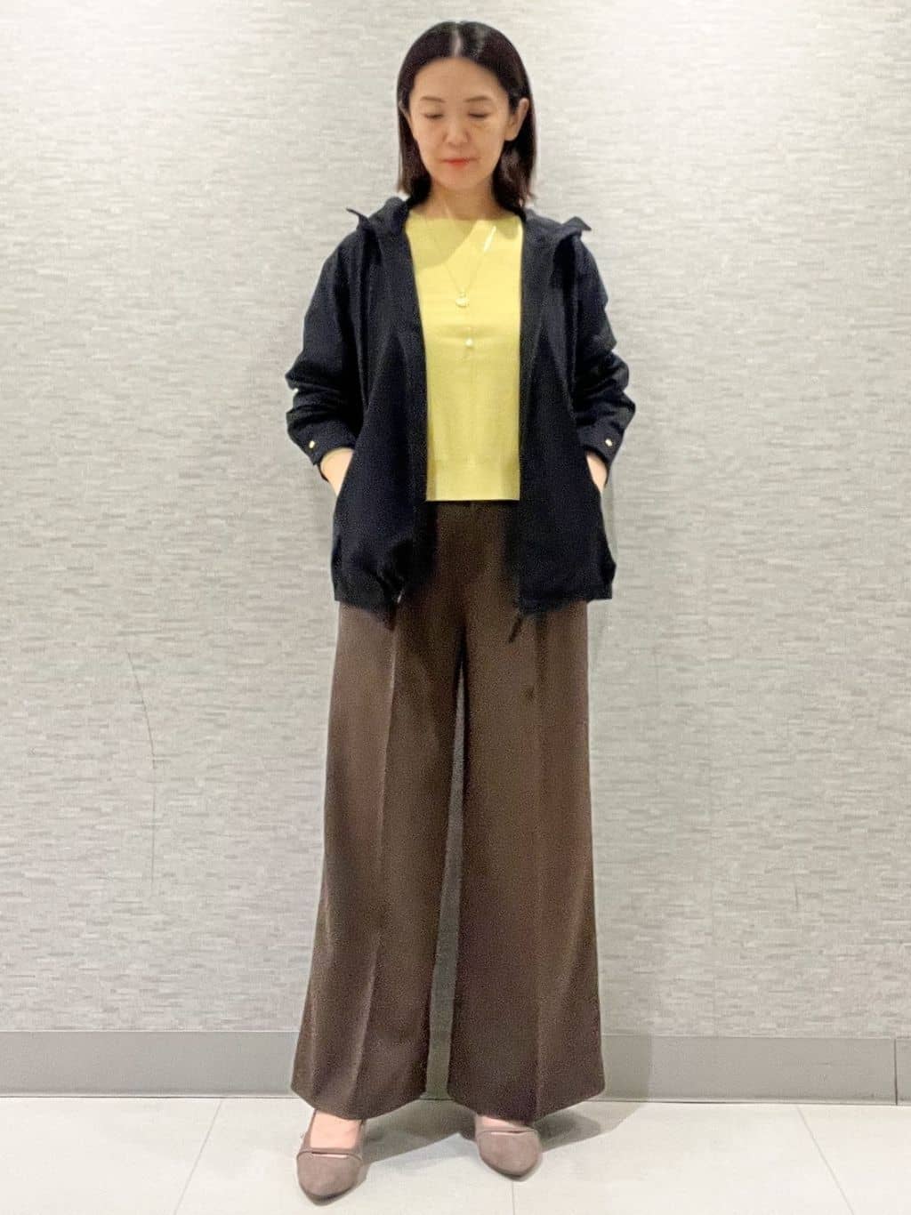 marikoさんの「Reflect｜【ライトアウター／キレイ見え／気軽な羽織に◎】スポーティライトアウター」を使ったコーディネート