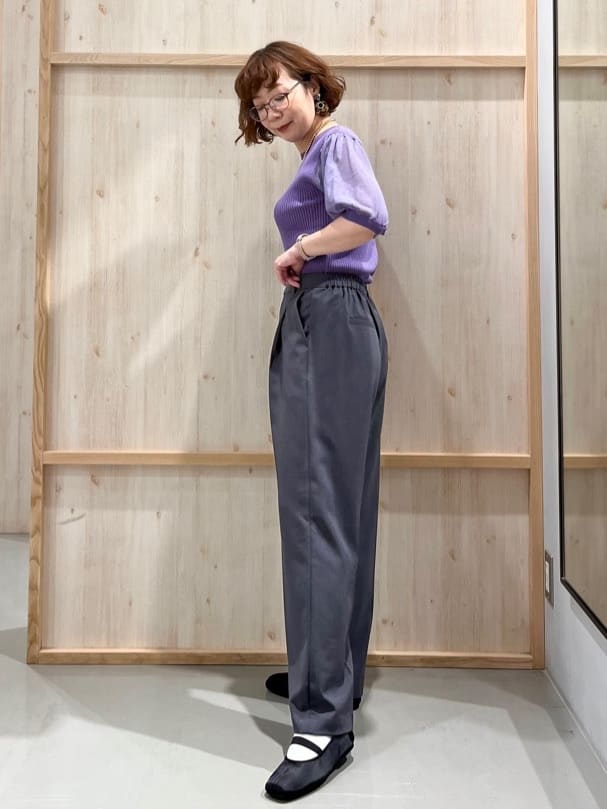 nakoさんの「THE SHOP TK｜ノーカラージレ【セットアップ可/洗濯機OK】」を使ったコーディネート