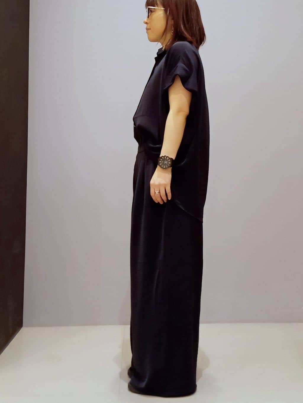 yukaさんの「THE SHOP TK｜コットンライクブラウス【接触冷感/洗濯機OK/UV/セットアップ可】」を使ったコーディネート
