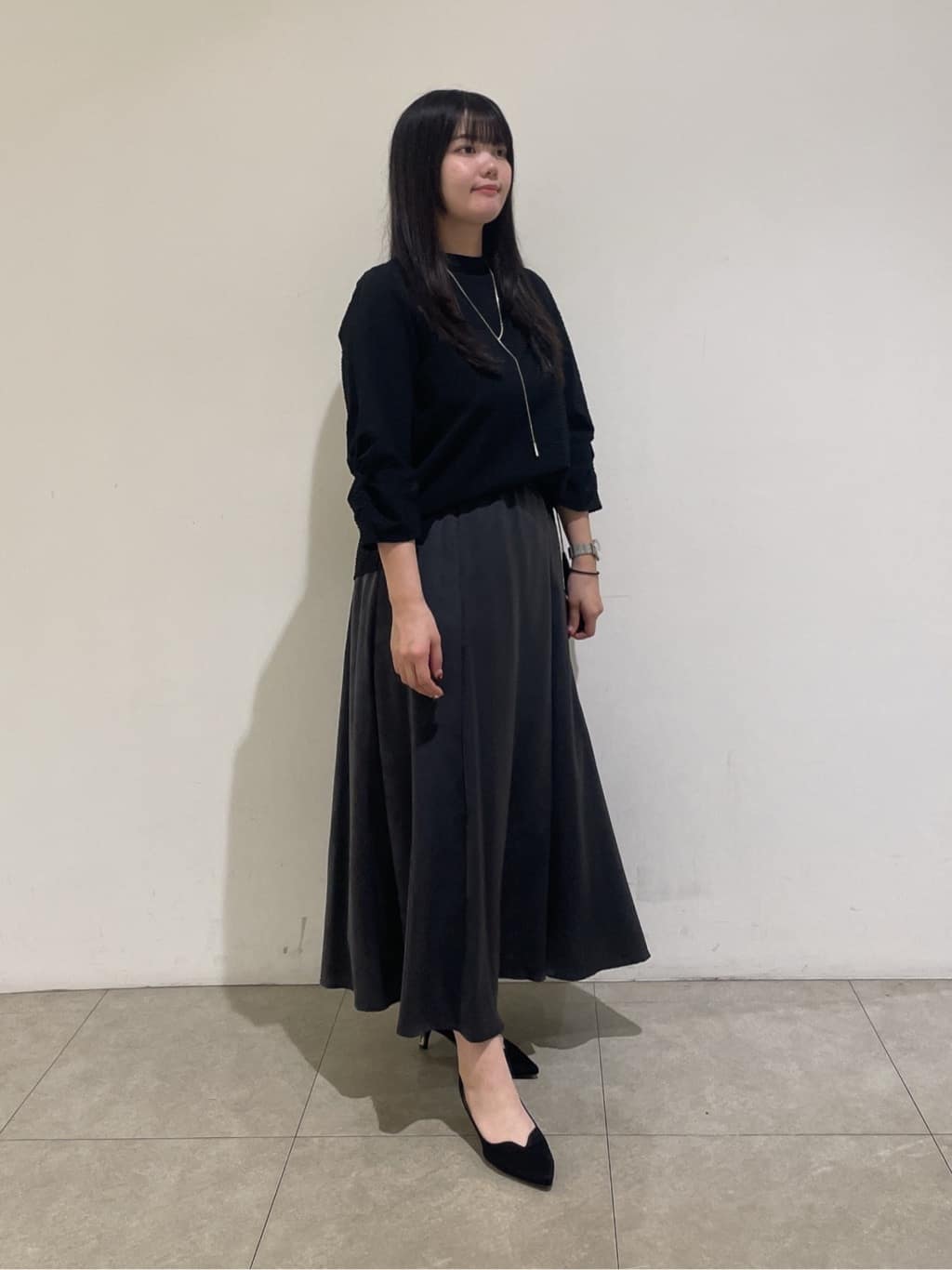 emikaさんの「INDIVI｜【UVケア／吸汗速乾】スリーブデザインブラウス」を使ったコーディネート