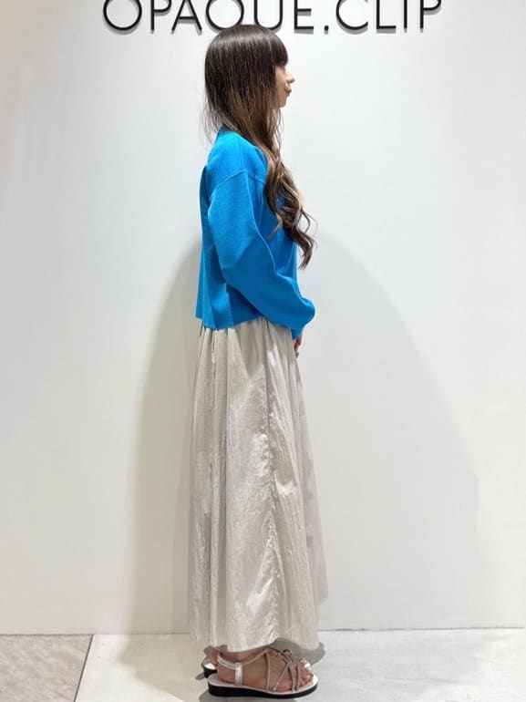mikaさんの「OPAQUE.CLIP｜ワイドストラップキャミソール【洗濯機洗い可】」を使ったコーディネート