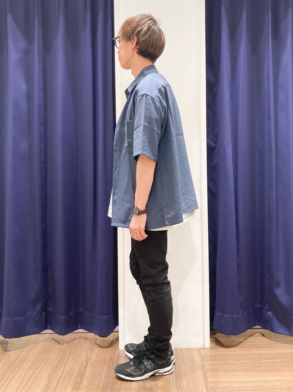 つーじーさんの「THE SHOP TK｜ランダムワッフル半袖Tシャツ 【洗濯機ＯＫ】」を使ったコーディネート