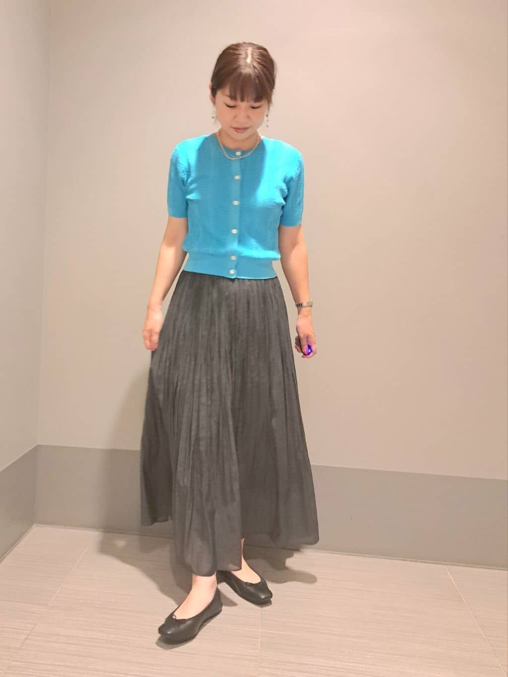 Takahashiさんの「DRESSTERIOR｜◆ソフトレザーバレエシューズ」を使ったコーディネート