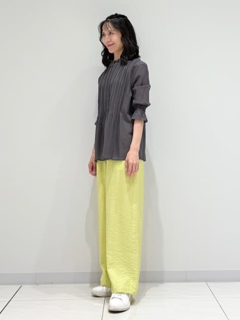 kayoさんの「INDIVI｜【洗える/コットン】ピンタックシアーブラウス」を使ったコーディネート