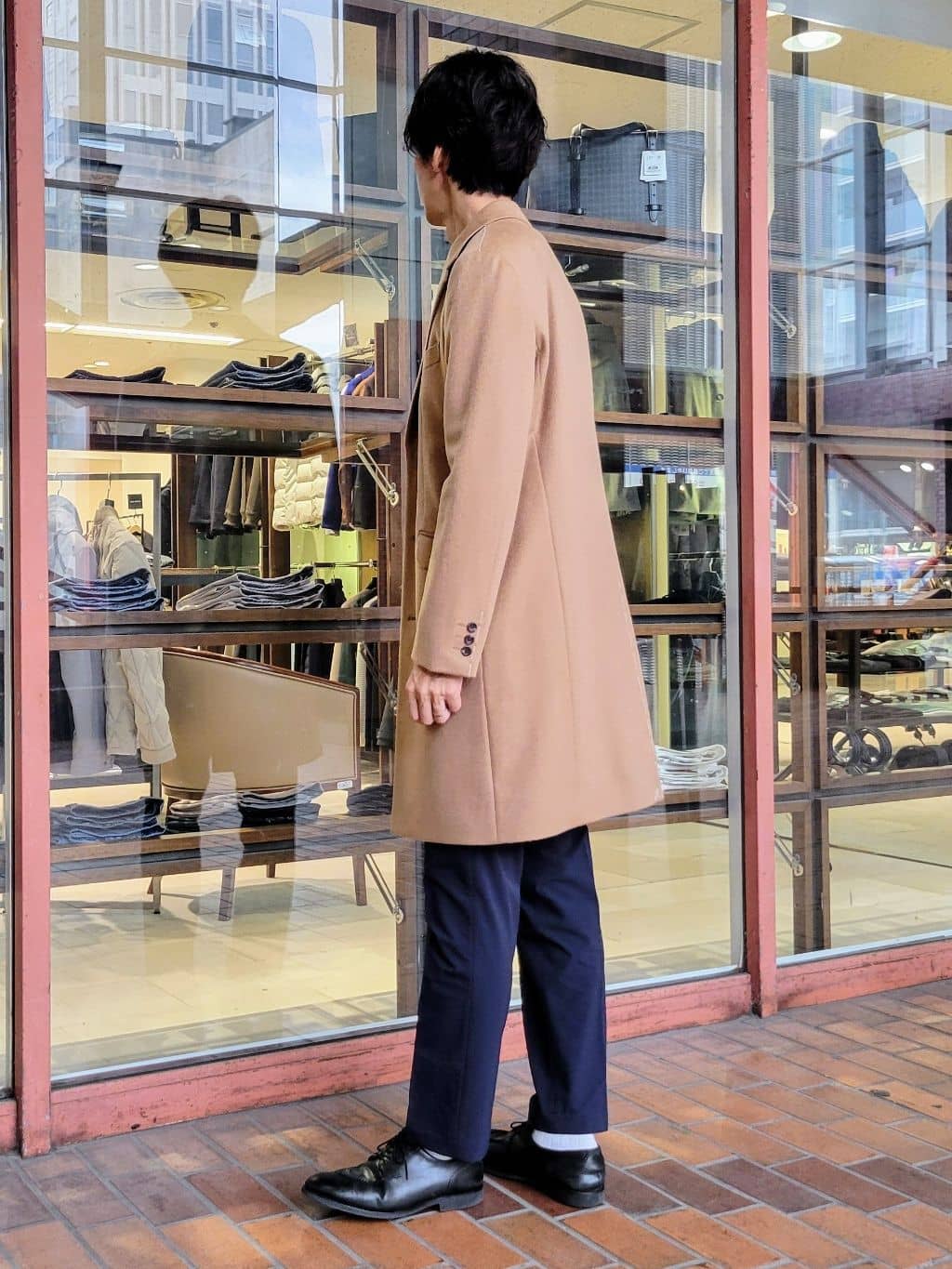 piroyaさんの「TAKEO KIKUCHI｜ウールカシミヤブレンド チェスターコート」を使ったコーディネート