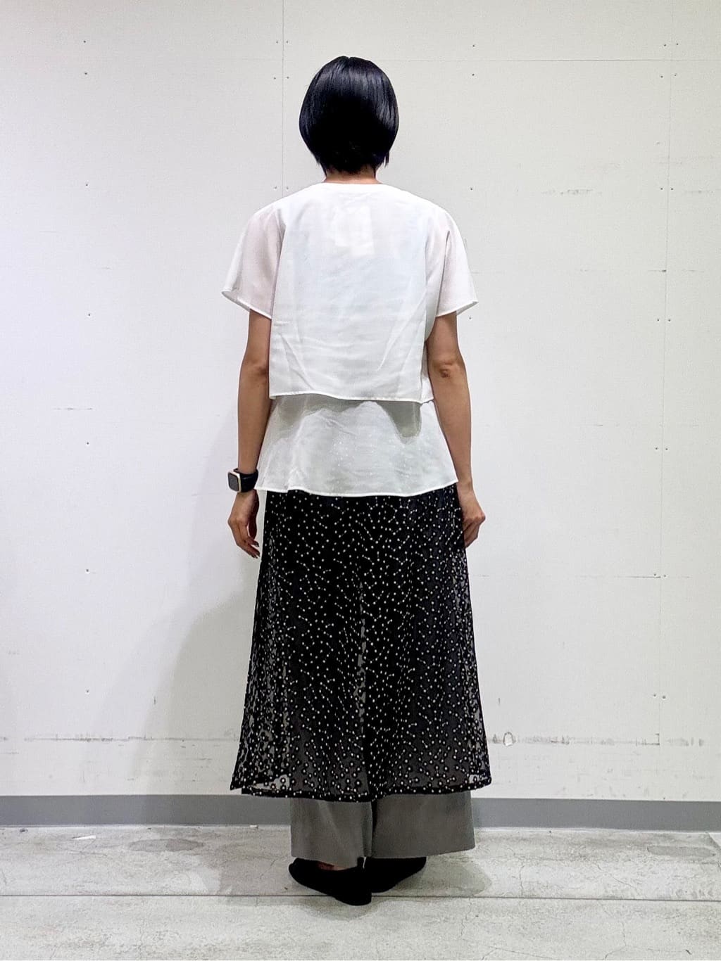 naoさんの「INDIVI｜【日本製】ビスチェインナータンクトップ」を使ったコーディネート
