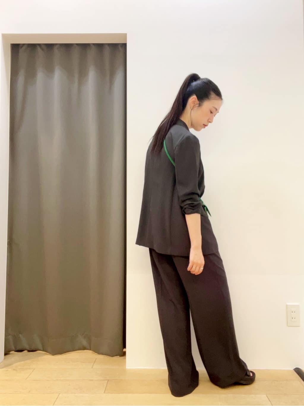 yukoさんの「INDIVI｜【軽く羽織れる！】ダブルジャケット」を使ったコーディネート
