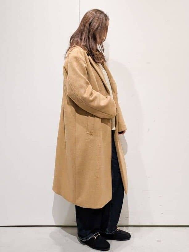machiさんの「OPAQUE.CLIP｜カシミヤブレンドウールチェスターコート」を使ったコーディネート