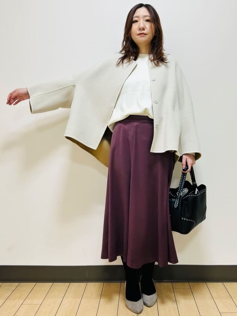 miiiさんの「Reflect｜【ゆったり着られる◎】ラグランスリーブニット」を使ったコーディネート