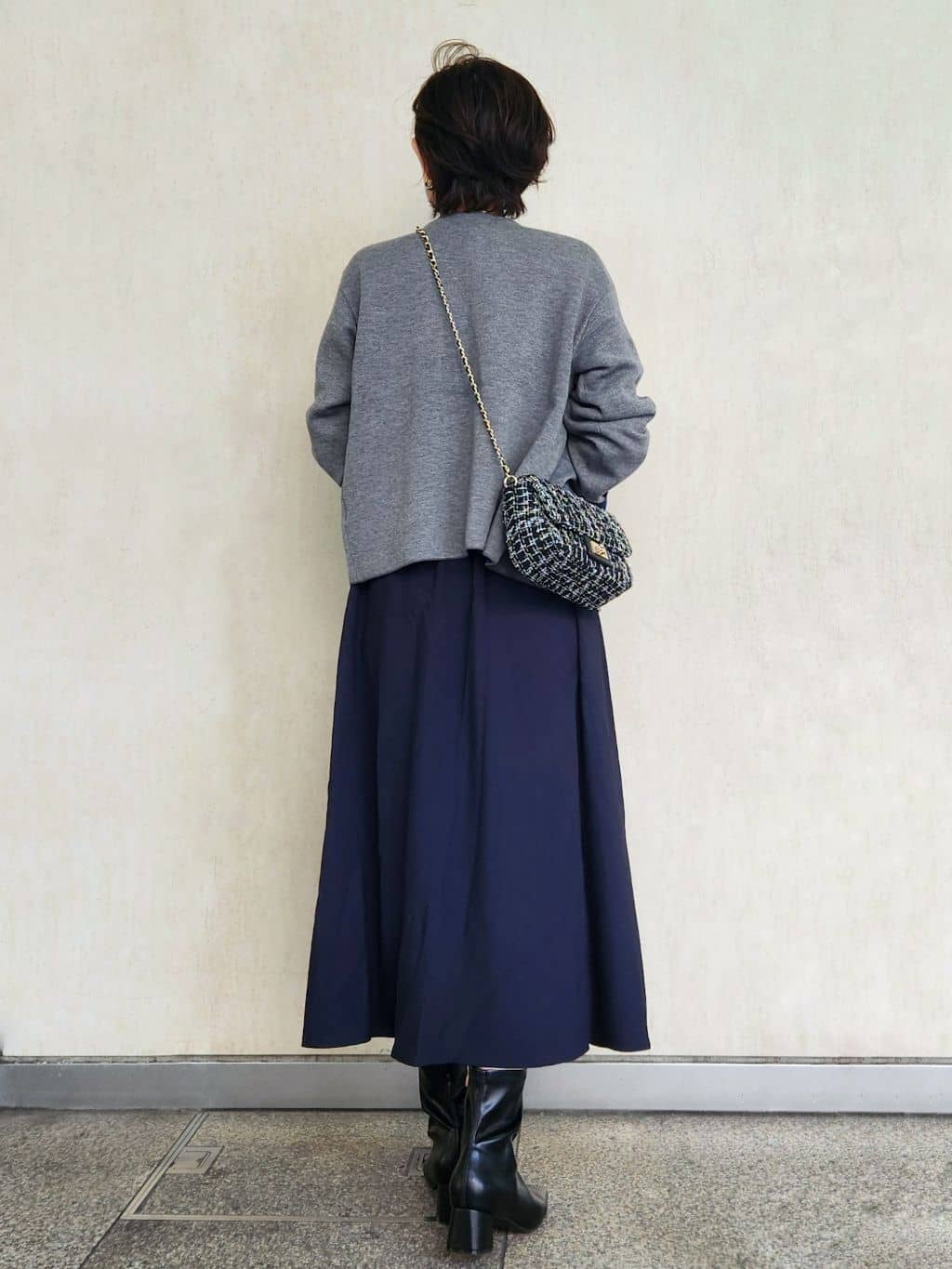 milkyさんの「OPAQUE.CLIP｜ウールライクフィット＆フレアワンピース【洗濯機OK】」を使ったコーディネート