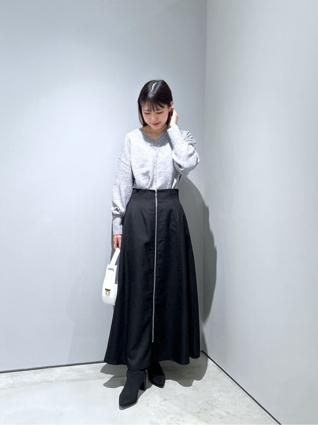 Renoさんの「INDIVI｜タッセルチェーンネックレス」を使ったコーディネート