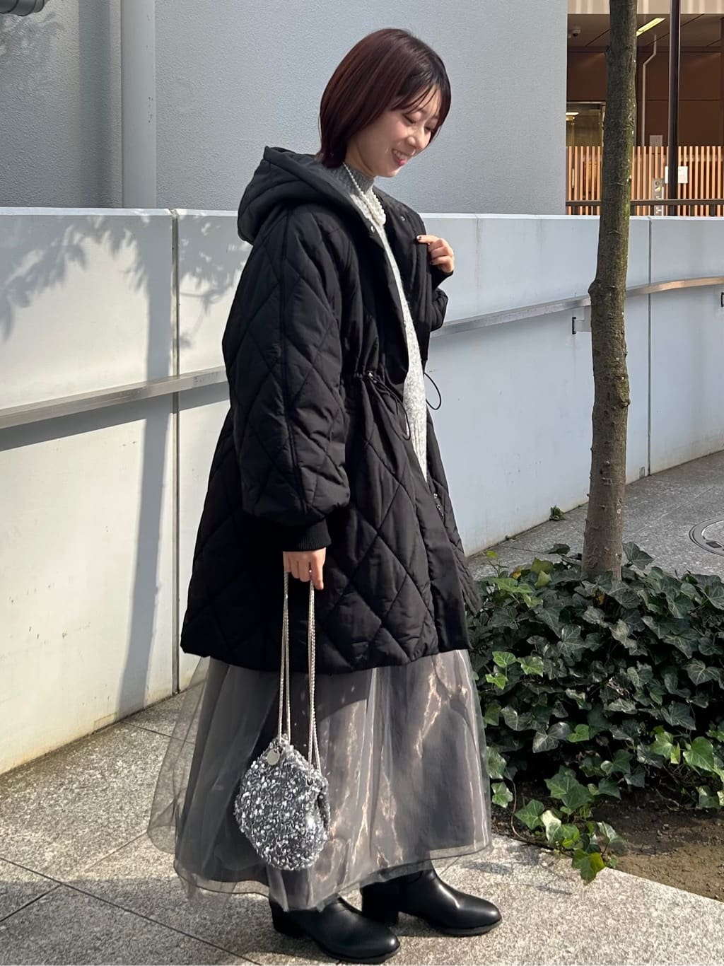 RINAさんの「OPAQUE.CLIP｜ふわふわハイネックニット【洗濯機OK】」を使ったコーディネート