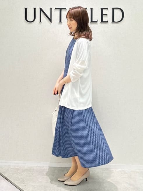 Miwaさんの「UNTITLED｜◆【接触冷感/UV機能/遮熱】ジャージカーディガン」を使ったコーディネート