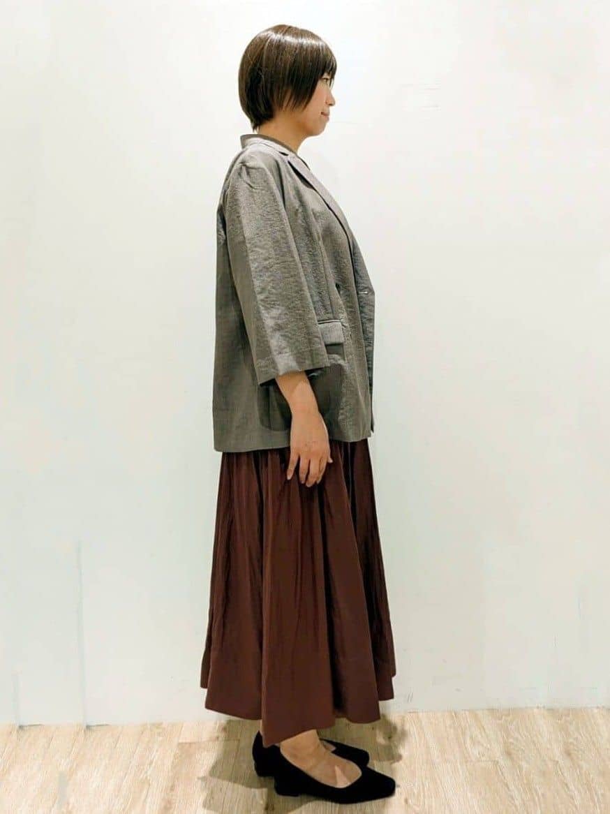 SHIMAKOさんの「OPAQUE.CLIP｜【抗菌防臭加工】ニットフラットパンプス」を使ったコーディネート