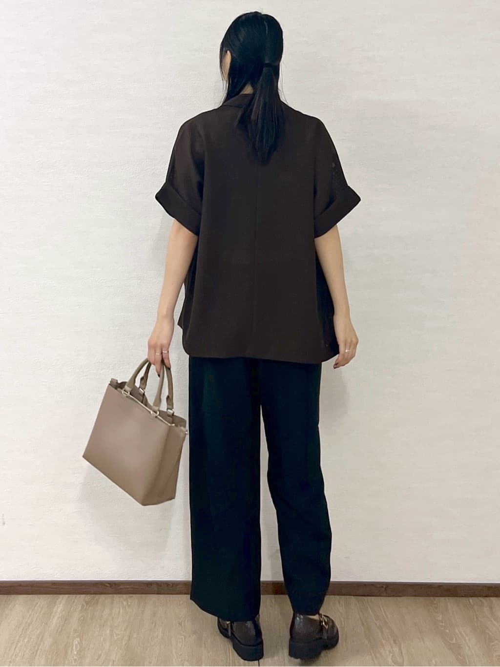 sachikoさんの「OPAQUE.CLIP｜メッシュテーラードジャケット【洗濯機洗い可】」を使ったコーディネート