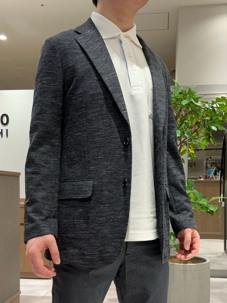 コウノ モトヤさんの「TAKEO KIKUCHI｜【尾州織】リネンブレンド メッシュ ジャケット」を使ったコーディネート