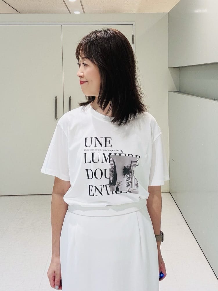 makiさんの「UNTITLED｜【ロゴT/プリントT】グラフィックTシャツ」を使ったコーディネート