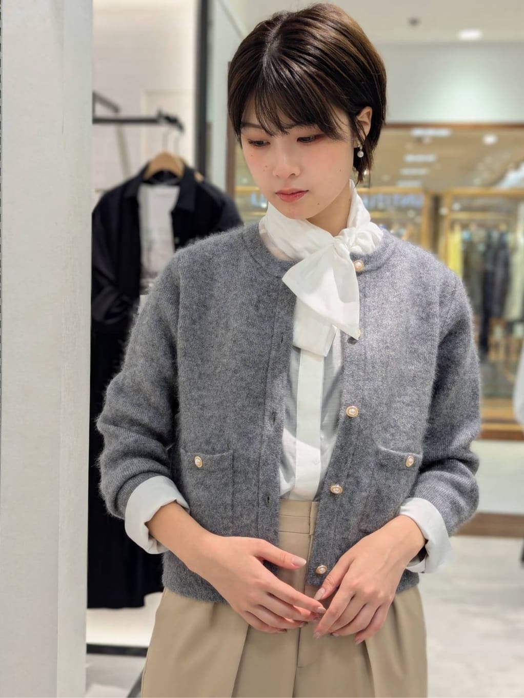 nonoさんの「UNTITLED｜【手洗い可】ジャケット風カーディガン」を使ったコーディネート