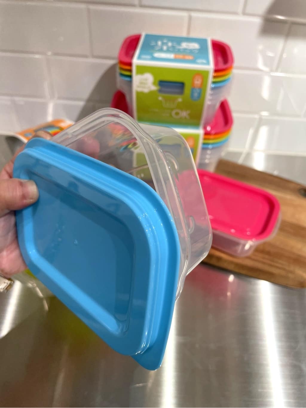 まのちゃんさんの「212 KITCHEN STORE｜楽ちんパック角型 600ml 4色組」を使ったコーディネート