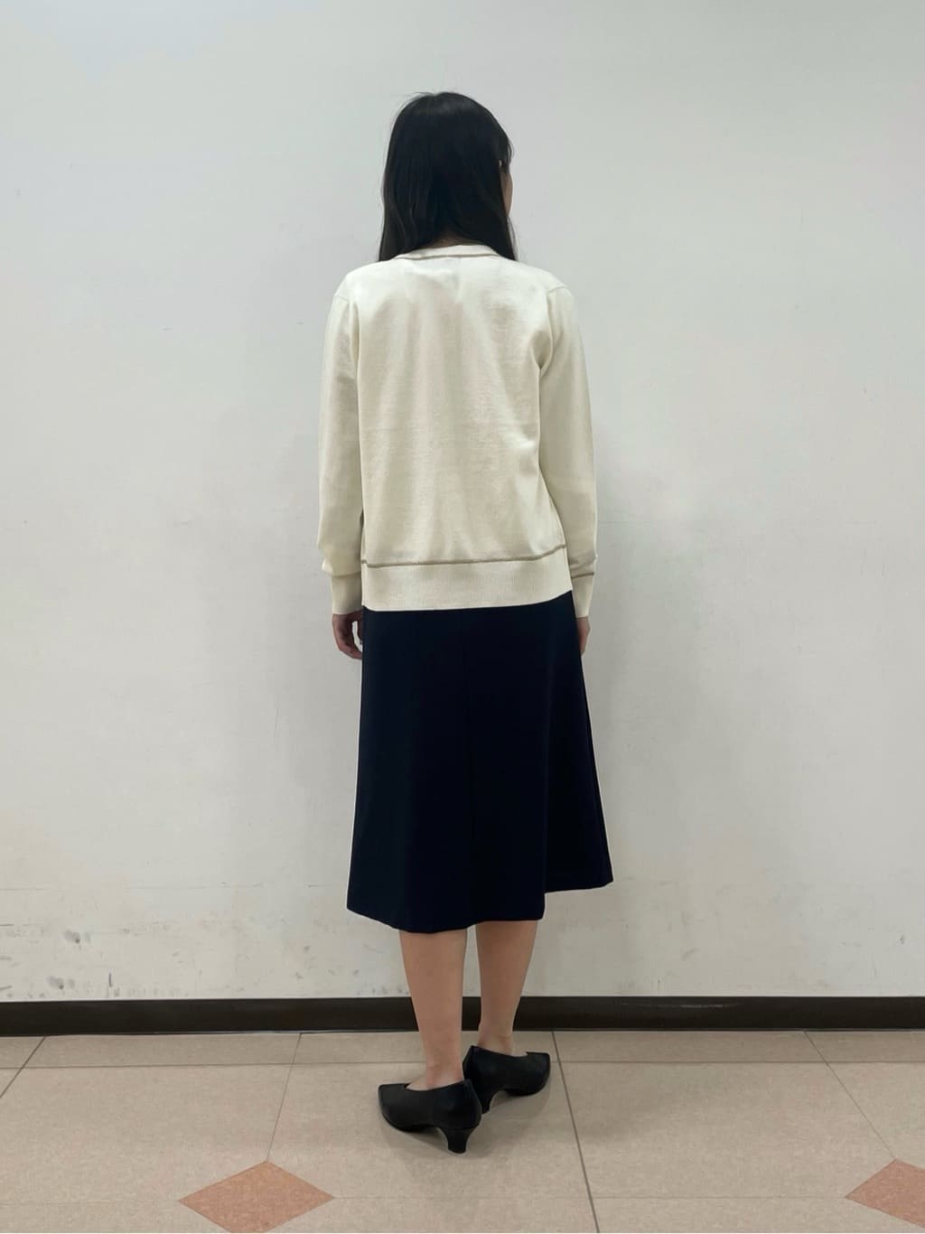 madokaさんの「INDIVI｜【セレモニーにおすすめ！】パール調トップネックレス」を使ったコーディネート