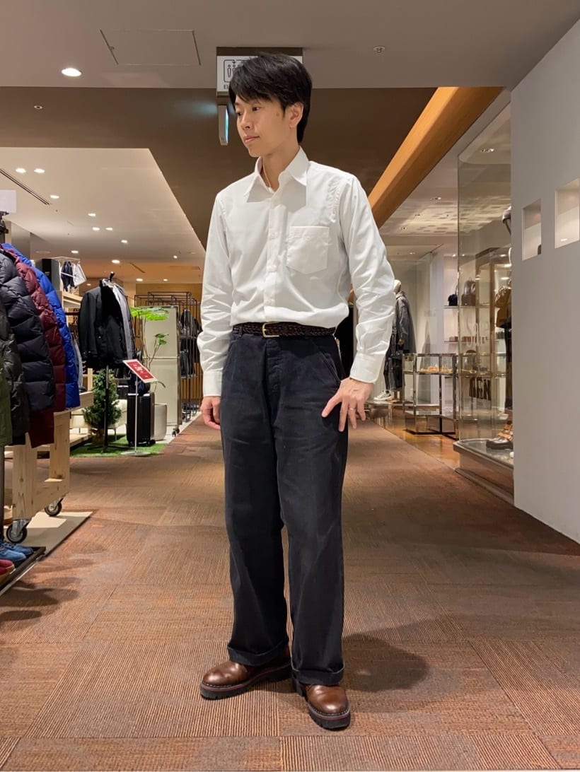 わいずみさんの「TAKEO KIKUCHI｜【Made in JAPAN】ブロード レギュラーカラー ドレスシャツ」を使ったコーディネート