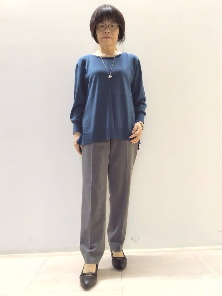 tokuさんの「Reflect｜【ちくちくしない／アンサンブル可／通勤におすすめ◎】オフボディ着流しカーディガン」を使ったコーディネート
