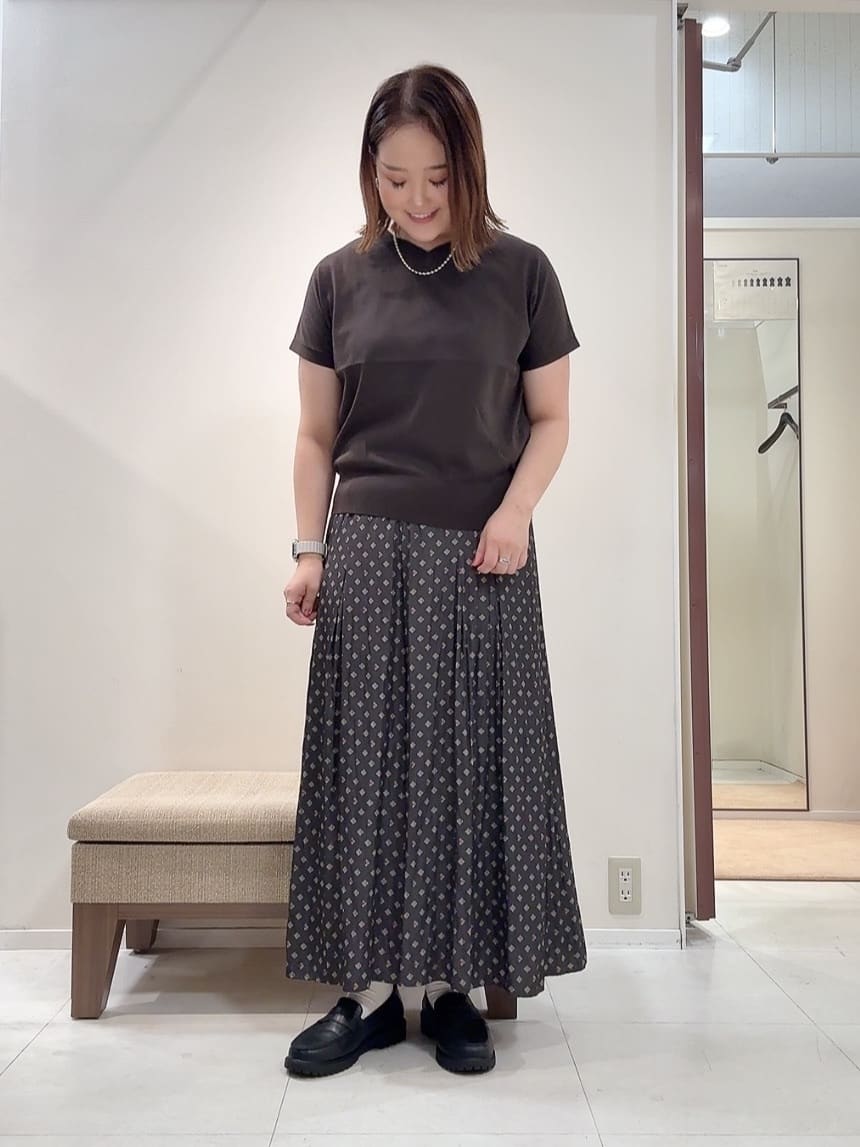 YUIさんの「UNTITLED｜【吸水速乾/洗える】ハーフスリーブジャケット」を使ったコーディネート