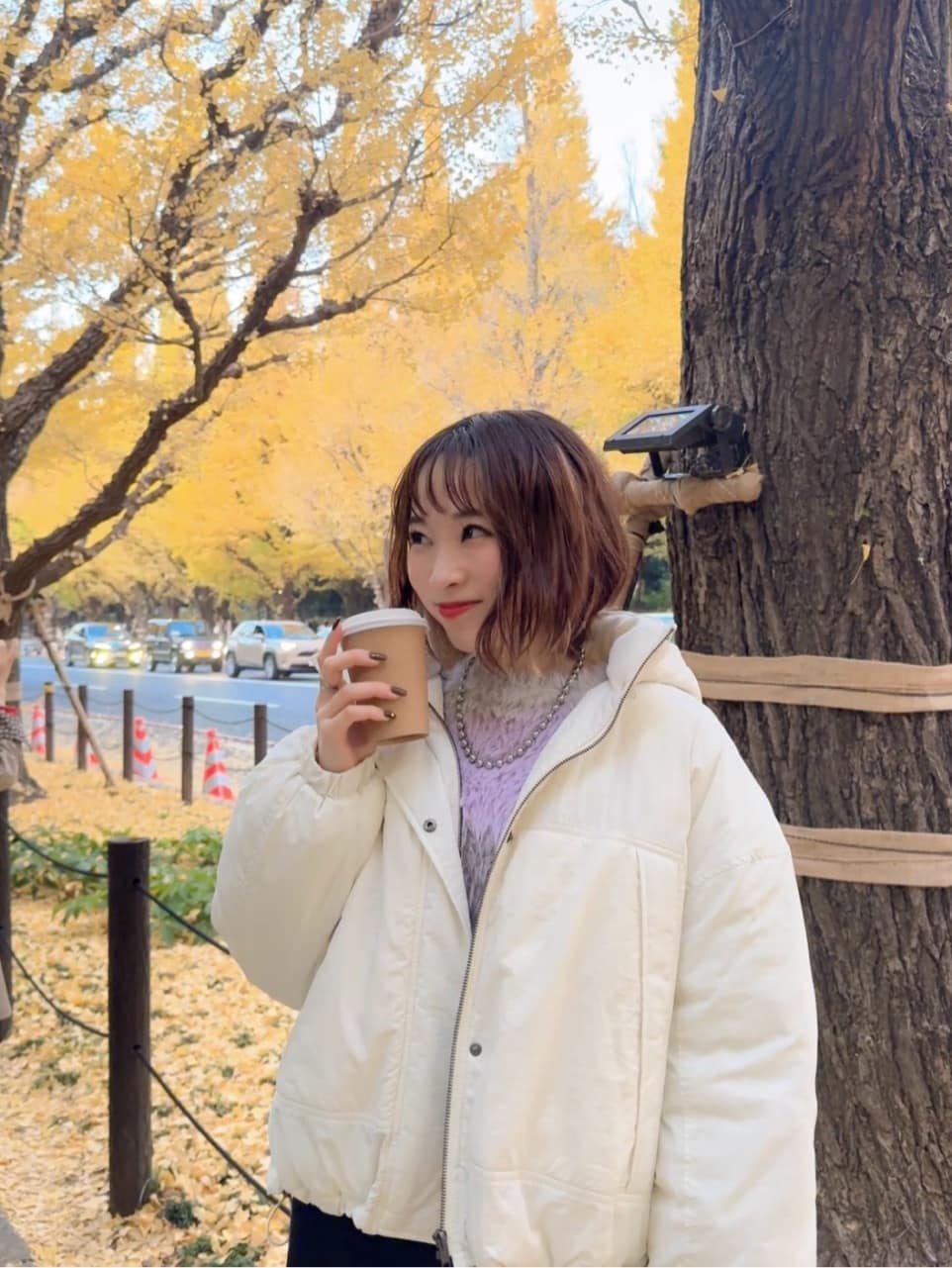 𝐜𝐡𝐢𝐤𝐚さんの「SHOO･LA･RUE｜【撥水/あったか】たっぷり着られる 中綿モンスターショートコート」を使ったコーディネート